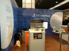 QRCode sur le stand Stackoverflow